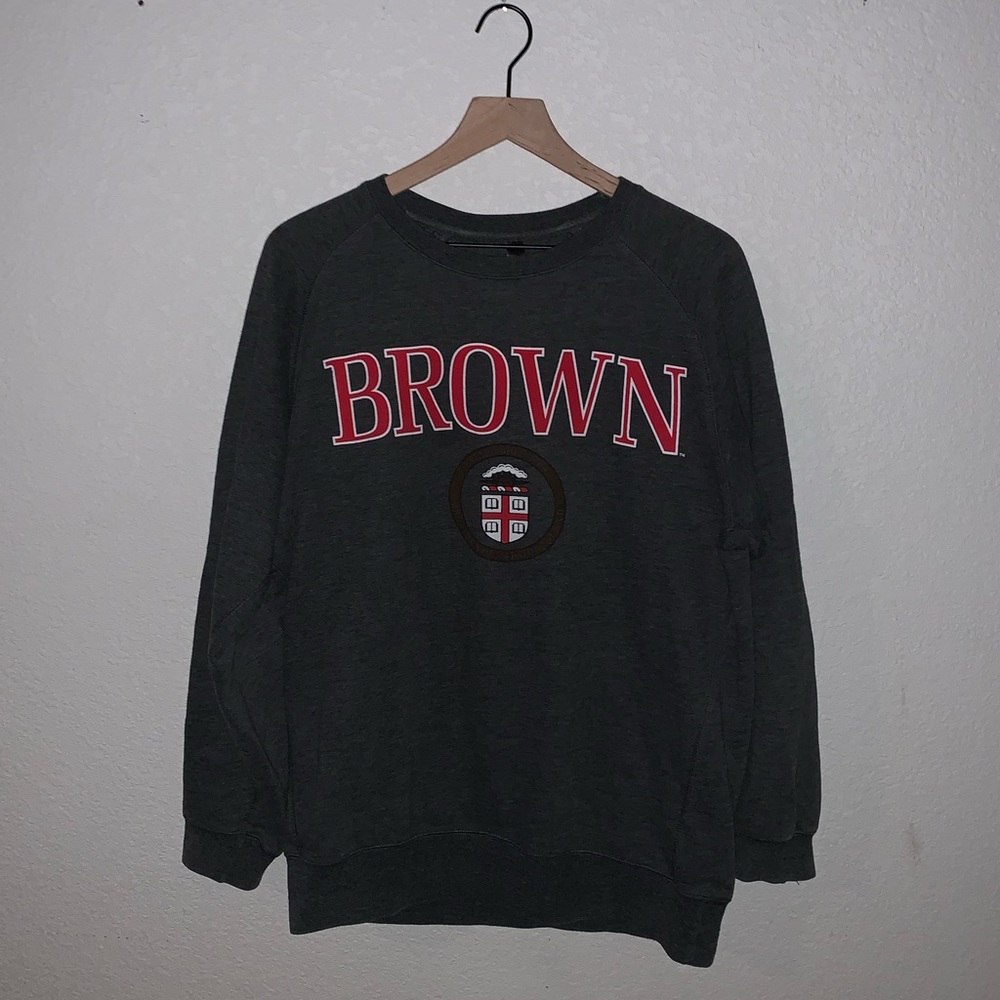 Brown college crewneck